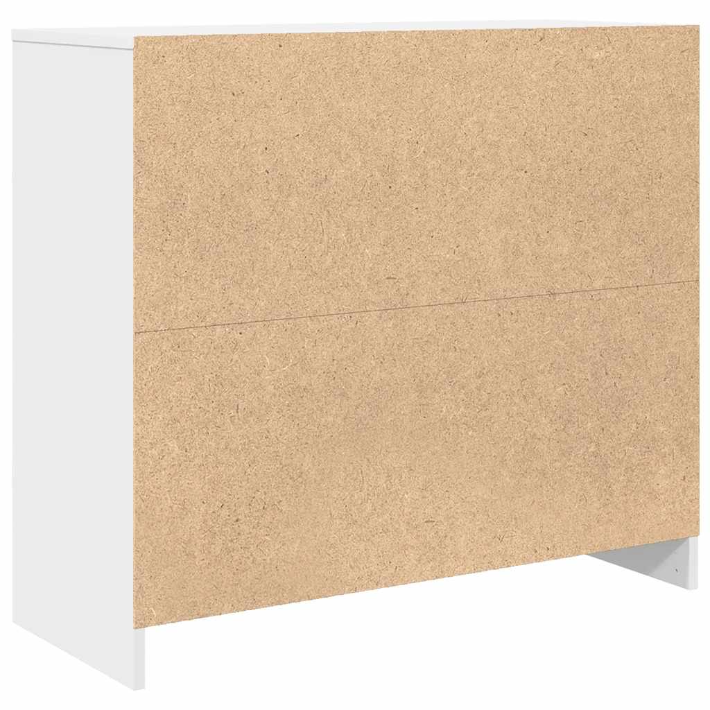 Sideboard White 85x34x76 cm Engineered Wood